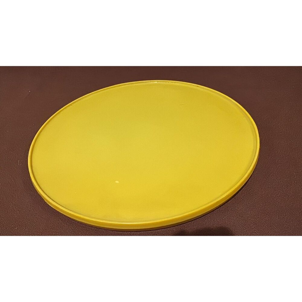 Vintage Rubbermaid 10.5" Lazy Susan Harvest Yellow Gold Rotating Swivel BH